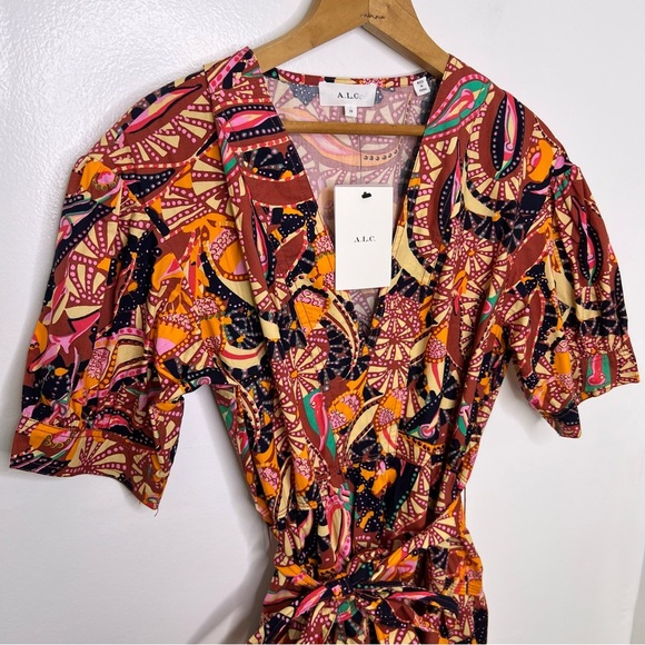 ALC Russet Multi Carey Dress - Picture 5 of 6